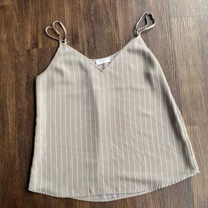 Babaton Neutral Striped Cami